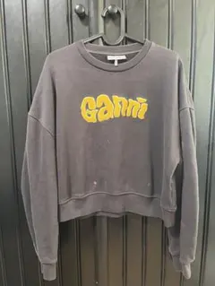 GANNI ダークグレー スウェット　 Mサイズのサムネイル