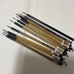 中古筆 小筆 書道筆 10本セット 習字 筆記用具