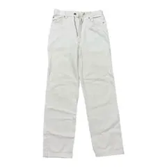 ホワイトデニムパンツ ストレート 白ジーンズ シンプル カジュアルのサムネイル