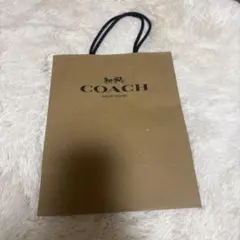COACH ブラウンショップ袋
