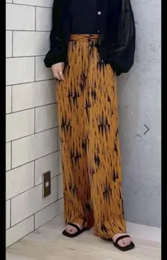 レプシィム⭐︎幾何学模様プリントストレートパンツ