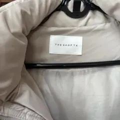THE SHOP TK ベージュ ダウンジャケット フード付き