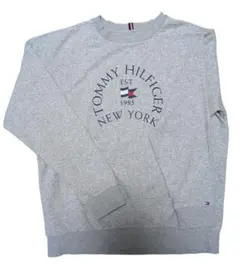 TOMMY HILFIGER ロゴ刺繍 トレーナー グレー　164cmのサムネイル