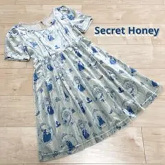 Secret Honey シンデレラ コラボ ベロアワンピース ディズニー M