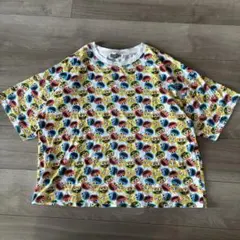 V*7様 【インパクト総柄】セサミストリート Tシャツ 3L エルモ クッキーモのサムネイル