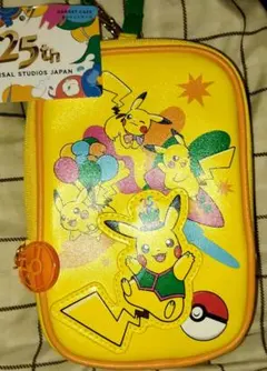 USJ ユニバ 25周年 ポケモン ピカチュウ ガジェットケース ポーチ