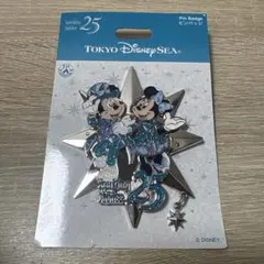 東京ディズニーシー 25周年 ピンバッジ スパークリングジュビリー