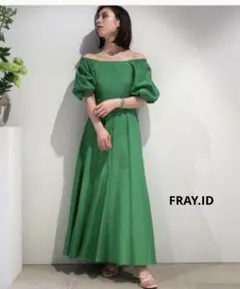 FRAY I.D　パフスリーブワンピース