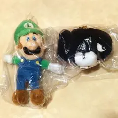 【セット】 スーパーマリオブラザーズ　ルイージ キラー キーホルダー　ぬいぐるみ