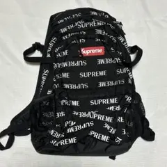 美品　Supreme メッシュリュック SUPREME シュプリーム☆SS20メッシュロゴリュックサック (Supreme