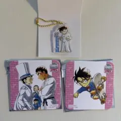 名探偵コナン連載30周年記念カフェ アクリルキーホルダー コースター セット