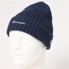 チャンピオン　コットンワッチ　キャップ　ネイビー
