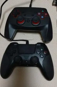 有線ゲームコントローラー2点セット
