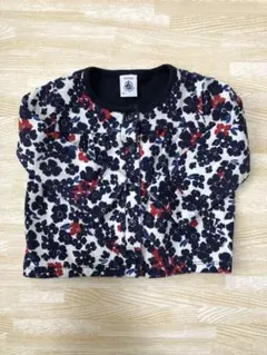 プチバトー花柄カーディガン