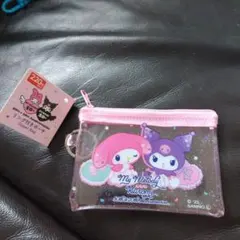 サンリオ　マイメロディ　マイメロ　クロミ　50周年　20周年　フラットポーチ