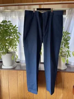 美品W40L30 usa製80sディッキーズ 874 ネイビー ワークパンツ