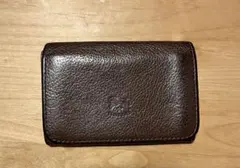イルビゾンテ レザー 名刺入れ カードケース ブラウンのサムネイル