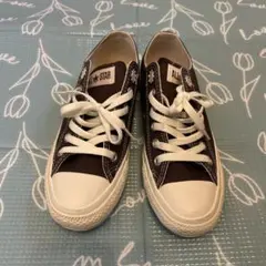 ALL STAR ブラウン 花柄スニーカー