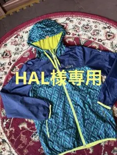ROXY ウィンドブレーカー Lサイズ ネイビー グリーンのサムネイル