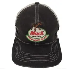 Mack TRUCKS マックトラック トラッカーキャップ ブラック 人気カラー Mack TRUCKS マックトラック メッシュ トラッカーキャップ USA製