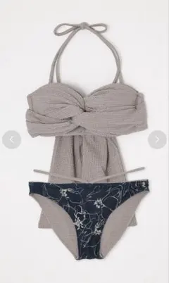 【美品】rienda （リエンダ）水着 ビキニ Mサイズ ベージュ