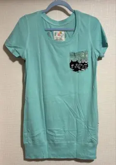 ララキューブ　Me&Yo Tシャツ　ミントグリーン　フリーサイズのサムネイル