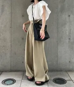 hinari ヘムフック２WAYワイドパンツ