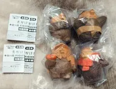 ガチャ　たかはたまさお　木彫り風　フィギュアコレクション　4種セット