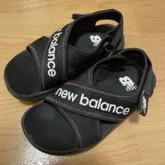 new balance スポーツサンダル ブラック　19cm