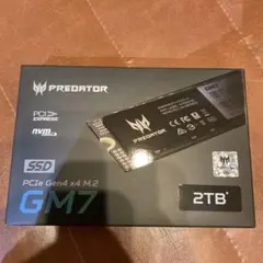 PREDATOR GM7 2TB SSD PCIe Gen4 M.2のサムネイル