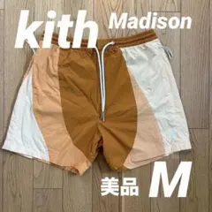 【美品】KITH パネルデザイン ショートパンツ オレンジ系のサムネイル