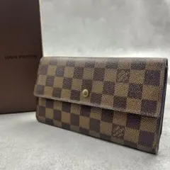 ☆極美品☆ルイヴィトンダミエポルトフォイユインターナショナル三