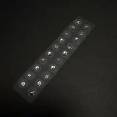 【まとめ買いがお得】耳つぼジュエリー20粒　シルバースターストーン　【23】