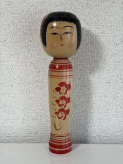 伝統的なこけし 約21cm 会田栄治