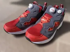 Reebok Instapump Fury レッド/グレー ポンプフューリー