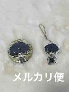 篭手切江缶バッジ&アクリルキーホルダー