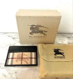 Burberry チェック柄カードケース