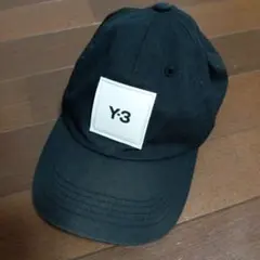 Y-3 黒 ベースボールキャップ OSFA