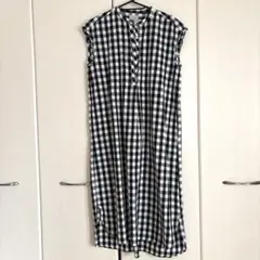 kélani ノースリーブチェックワンピース