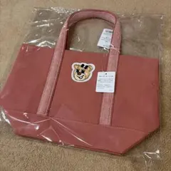 ラブラリーバイフェイラー オールドテディワッペントートバック ピンク L 小
