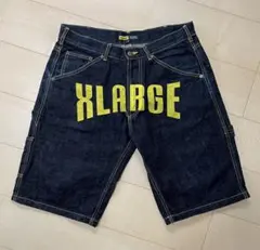 XLARGE デニム　ハーフパンツ　32