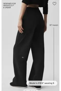 新品未開封タグ付Alo Suit Up Trouser Black xxs - メルカリ