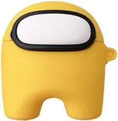 AirPods用 ケース カバー ワイヤレス対応 Among Us カラビナ付き