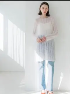 クロシェニットワンピース