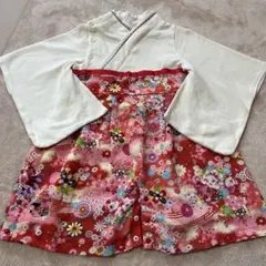 ベビー袴　スイートマミー　本格着物風　ロンパース　雛祭り　お食い初め　和服