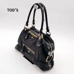TOD'S パシュミー ブラック ショルダーバッグのサムネイル