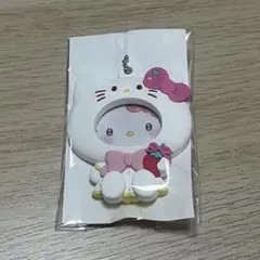 サンリオ 着せ替えフレームバッジ いちご新聞50周年デザイン キティ