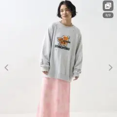 FREAK'S STORE ダメージ フロッキー スウェット