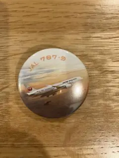 JAL 787-9 缶バッジ 日本航空 ノベルティ