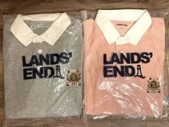 【新品】LANDS' END ラグビー長袖ポロシャツ 2枚セット Lのサムネイル